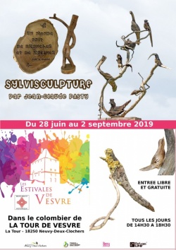 Exposition &quot;Sylvisculpture&quot; par Jean-Claude Pasty