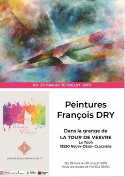 Exposition de peintures de François Dry