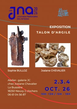 Exposition "Talon d'argile" à La Bussière