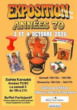 Exposition années 70 et soirée Karaoké
